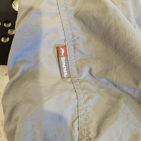 Simms Guide Series Shirt Mens Size 2XL XXL Fishing Vented Roll Tab Long Sleeve - Picture 11 of 11